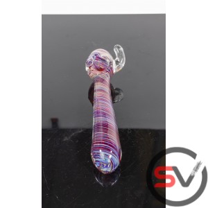 PSYCHEDELIC CACTUS HEAVY GLASS HAND PIPE 7inch
